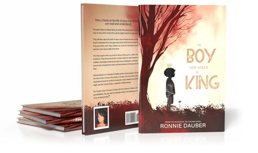 Professionally designed custom book cover of The Boy Who Would Be King by Ronnie Dauber