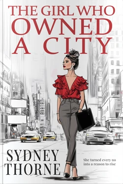 Front view of a hardcover book showing the cover for The Girl Who Owned a City