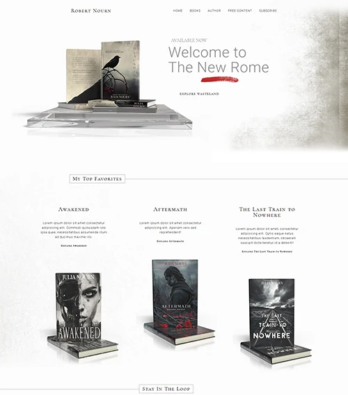 Wasteland Website Template